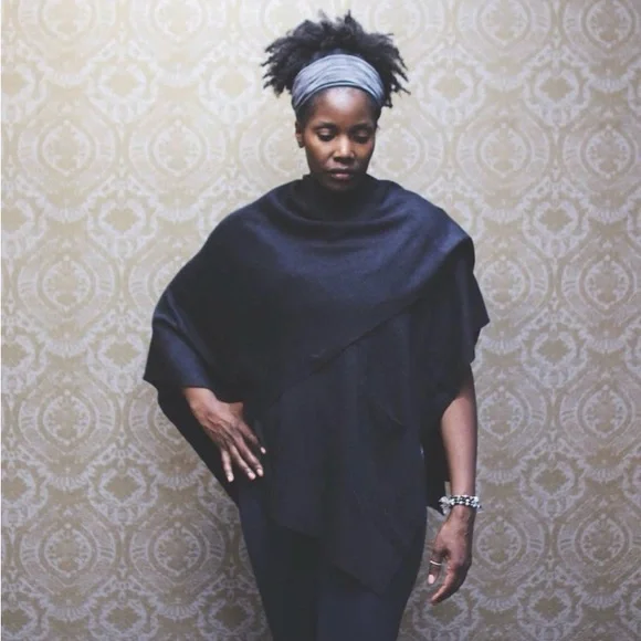 NWT Lululemon After Asana Wrap Heathered Black O/S - Picture 4 of 12